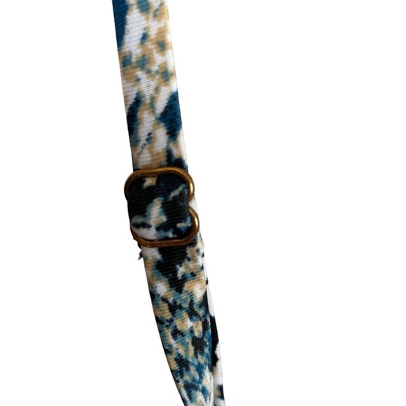 Shade & Shore women's size medium multi color snakeskin one piece swimsuit - Picture 6 of 11